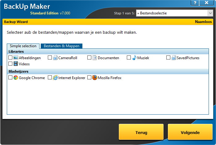 Back-Up maker afbeelding 2