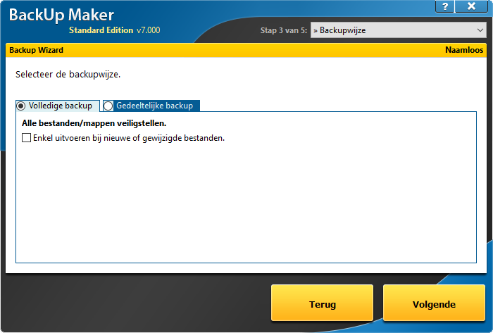 Back-Up maker afbeelding 4