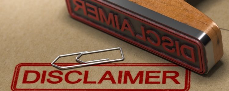Disclaimer blogafbeelding